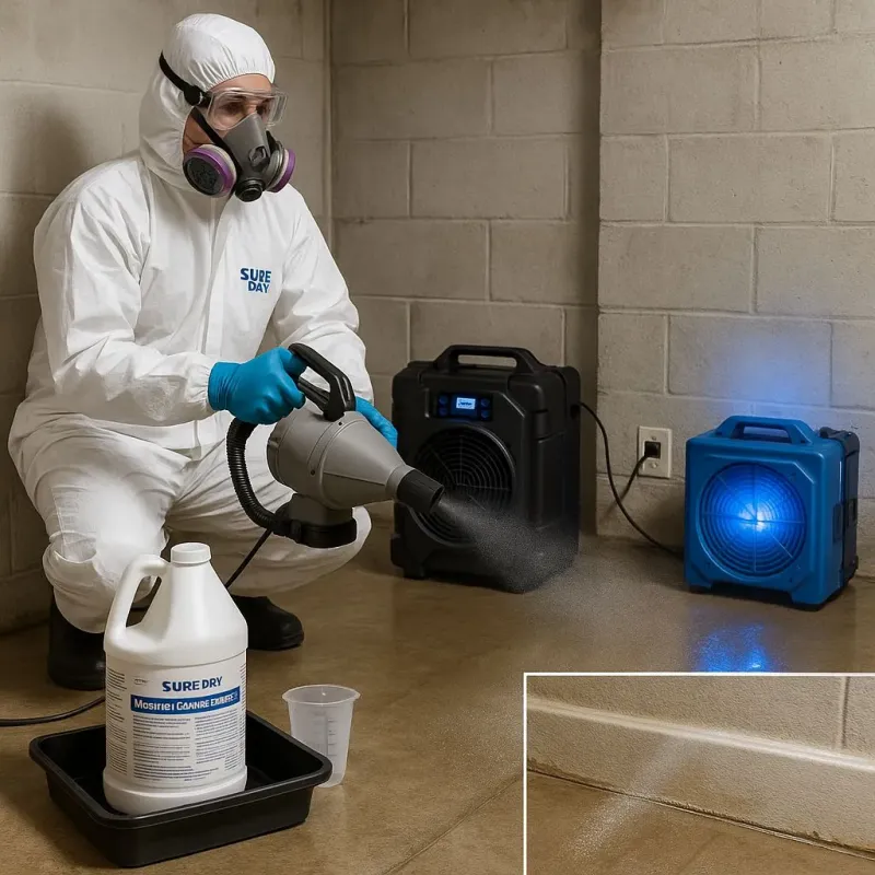 Sanitization and Odor Removal process in New Castle County, DE
